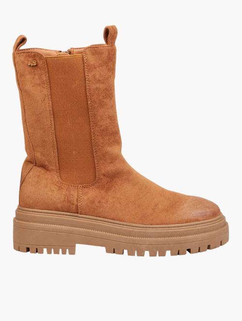 MyRunway Shop Timberland Brown Silver Blossom Side Zip Ankle